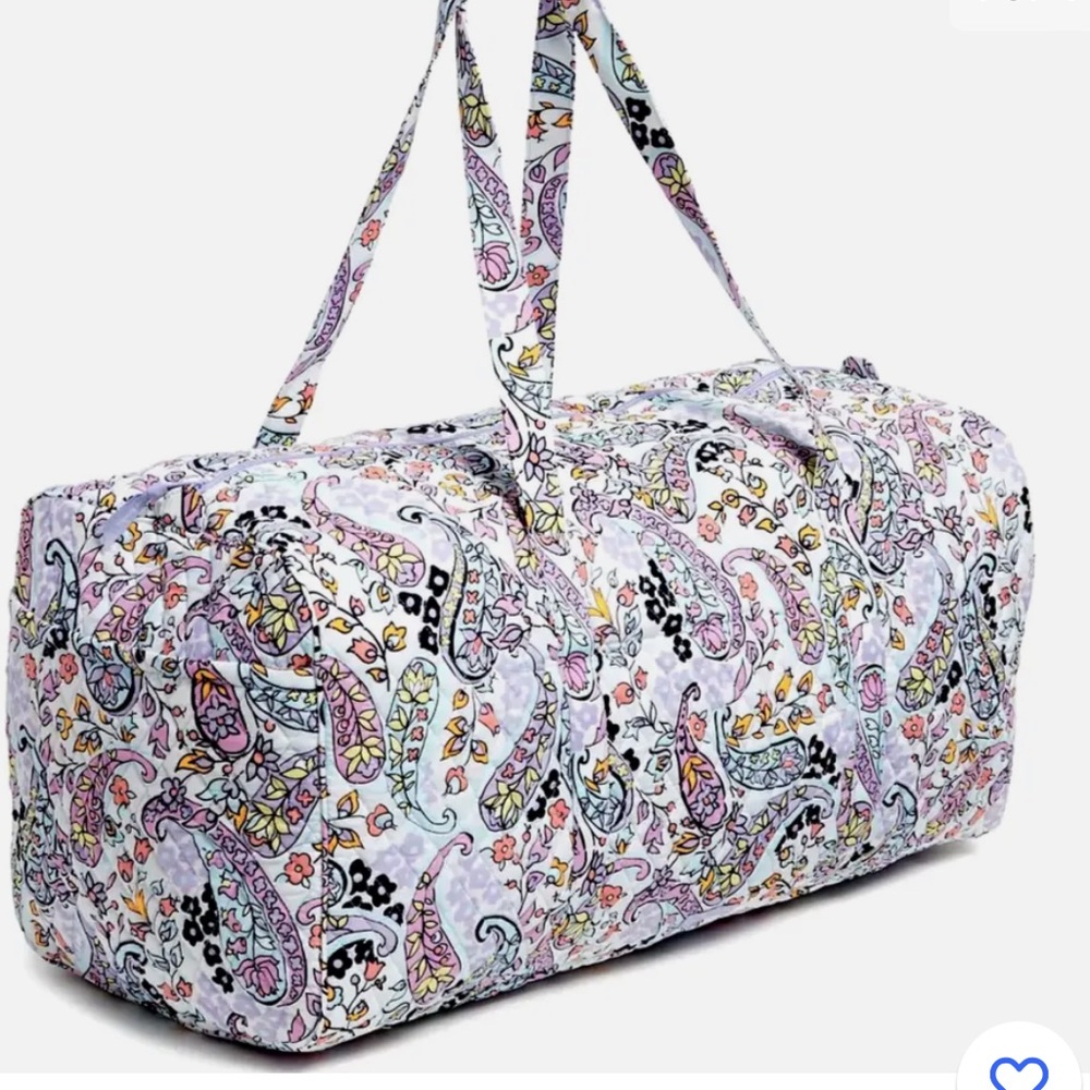 Vera Bradley Large Duffle Maddalena Paisley NWT